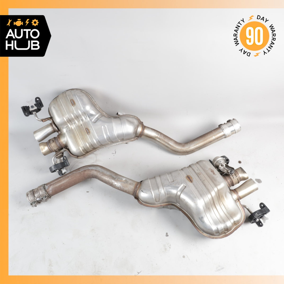 03-12 Bentley Continental GT Exhaust Muffler Mufflers Right & Left Set OEM 36k - photo 13