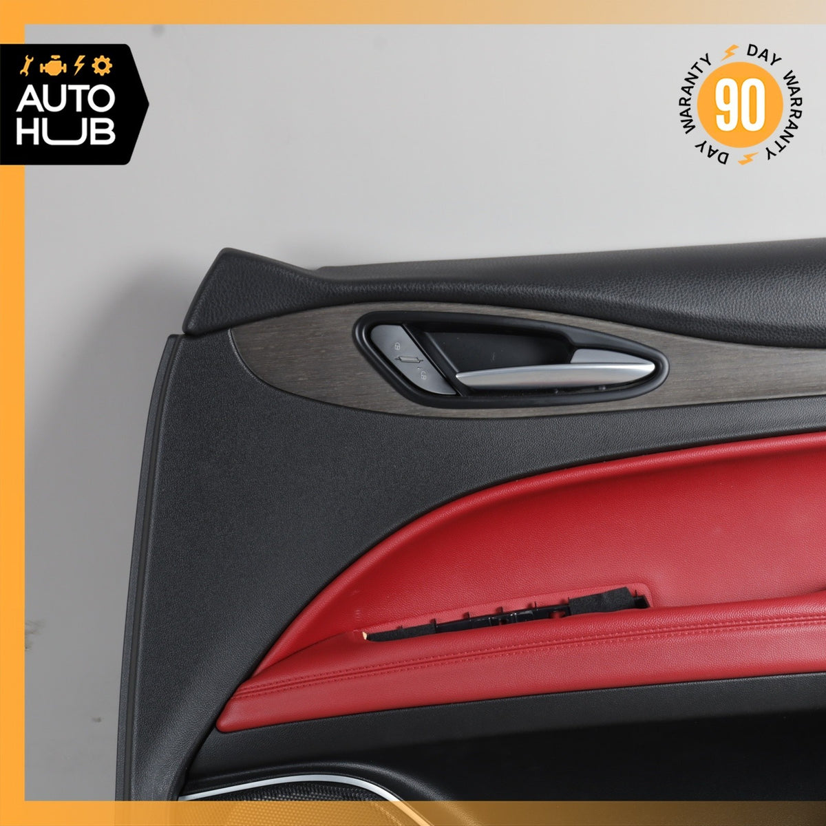 17-22 Alfa Romeo 949 Stelvio Front Right Side Interior Door Panel Red OEM - photo 3