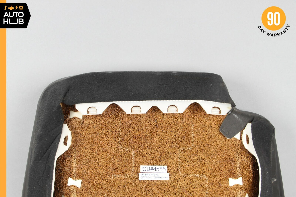 96-02 Mercedes R129 SL320 SL500 Right Side Top Upper Seat Cushion Black OEM - photo 9