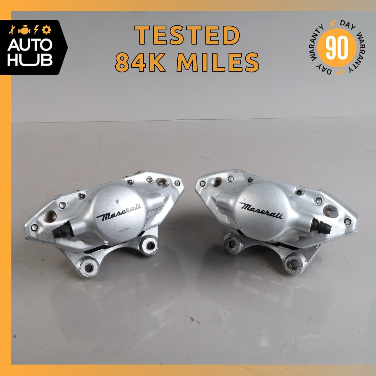 03-06 Maserati Quattroporte Rear Left & Right Brake Caliper Calipers Set OEM 84k - photo 1