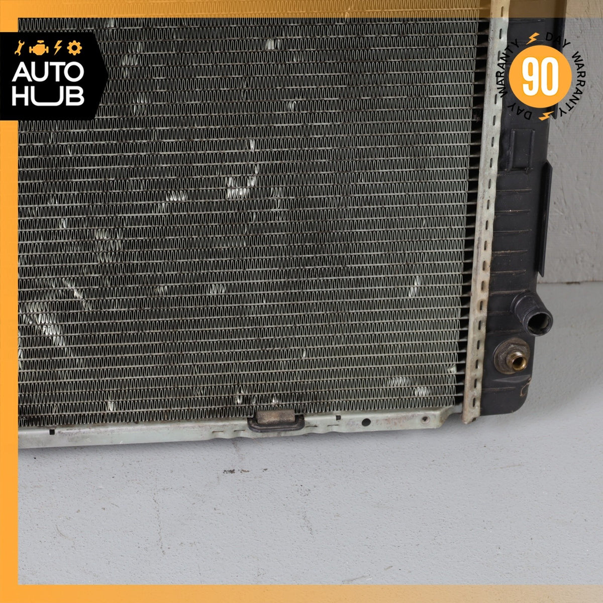 92-93 Mercedes W140 300SE Engine Water Cooling Radiator A/C Condenser Cooler OEM - photo 7