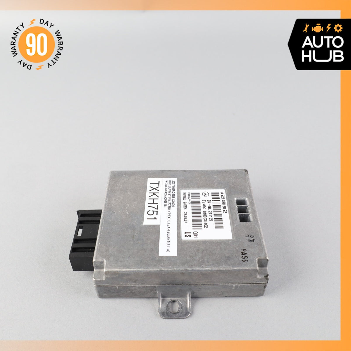 07-14 Mercedes W216 CL600 S63 Voice Language Communication Control Module OEM - photo 2