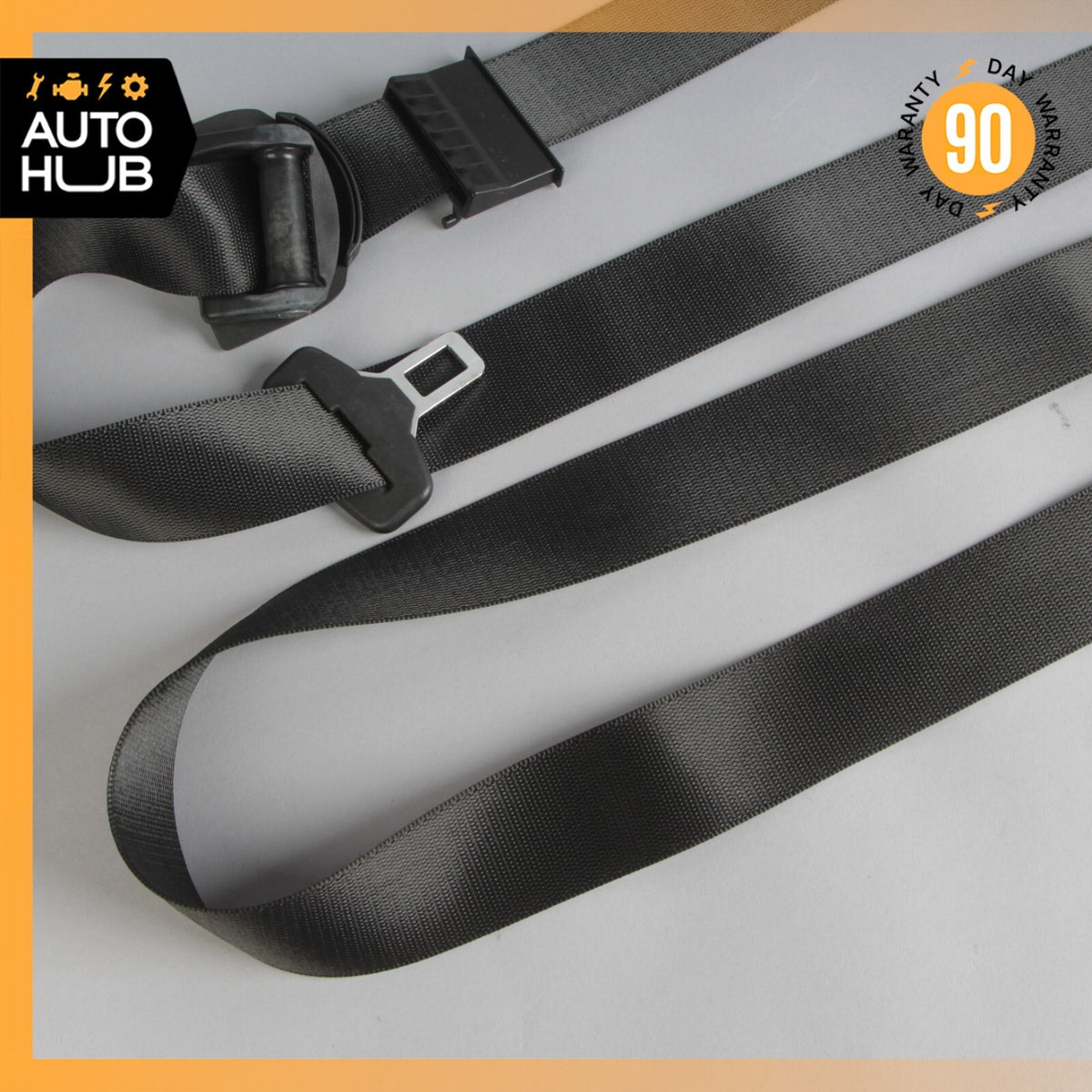 03-06 Mercedes W211 E55 AMG E500 Front Right Passenger Side Seat Belt Black OEM - photo 5