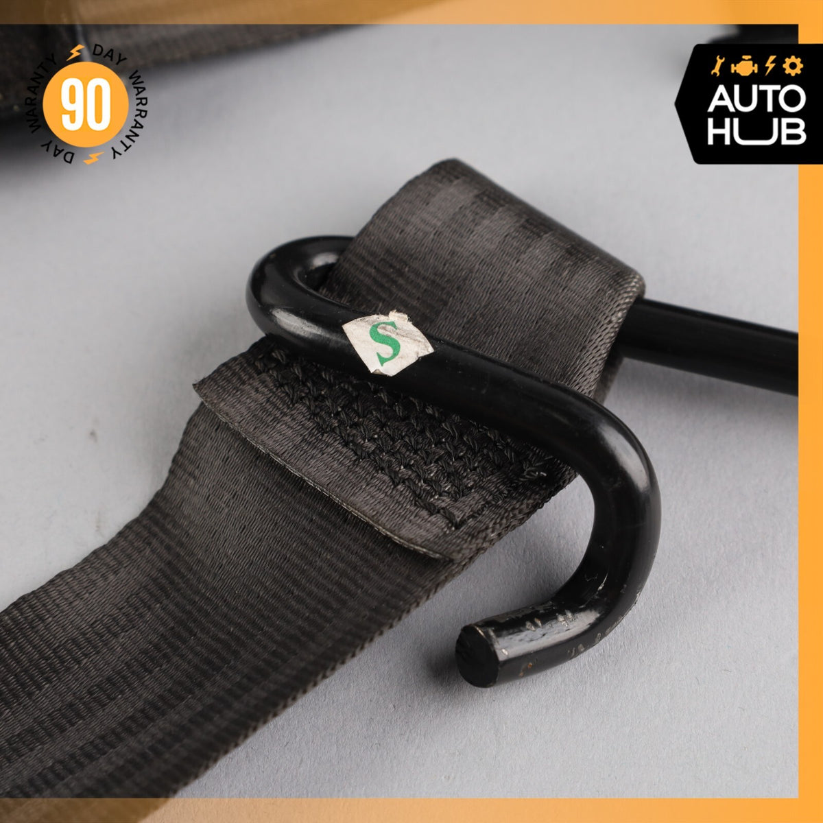 08-19 Maserati GranTurismo M145 Front Right Side Seat Belt Black OEM - photo 20