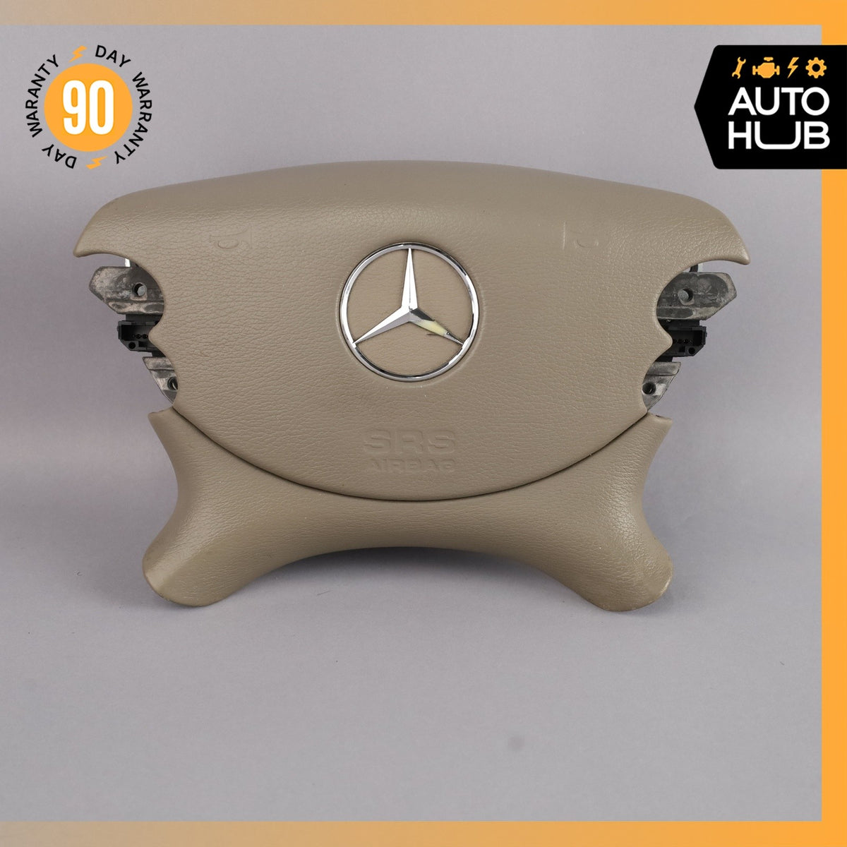 Mercedes R230 SL500 SL55 AMG CLK500 E350 Steering Wheel Airbag Air Bag Beige OEM - photo 1
