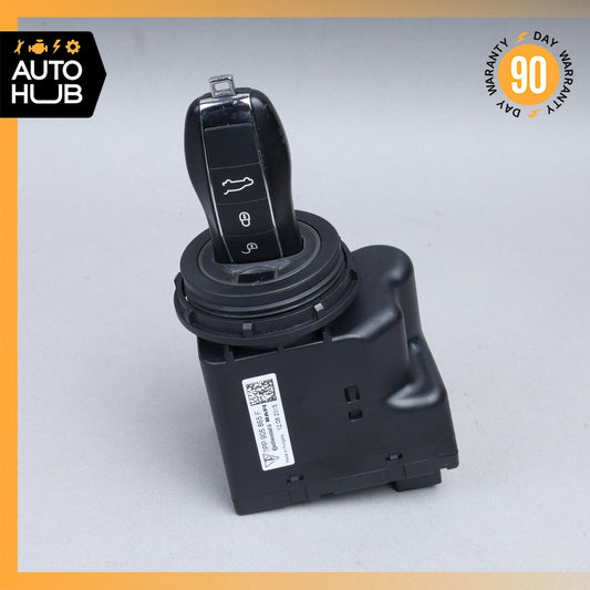 11-18 Porsche Cayenne 958 Start Ignition Switch Module w/ Key OEM - photo 1