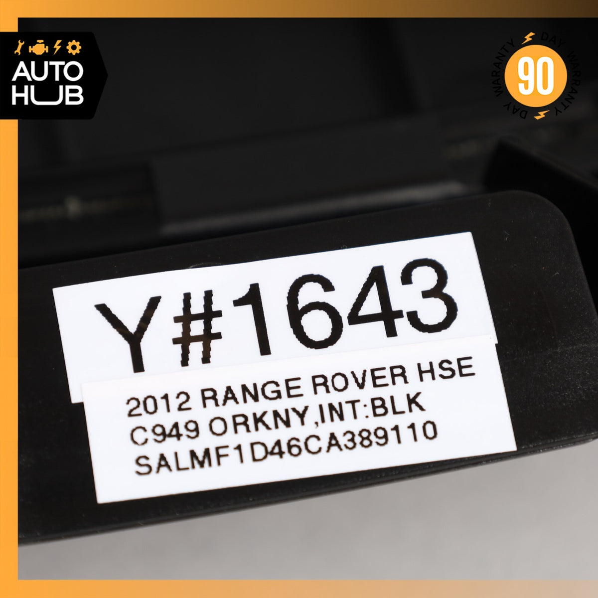 10-12 Range Rover L322 HSE Back Panel Seat Cover Front Left or Right Side 88k - photo 13