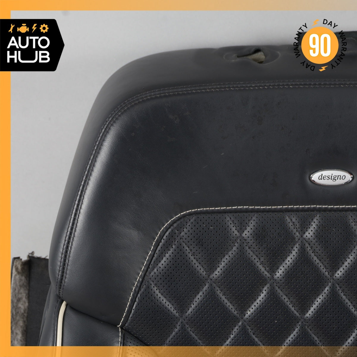 12-16 Mercedes X166 GL350 ML63 Front Right Top Upper Seat Cushion Designo OEM - photo 7
