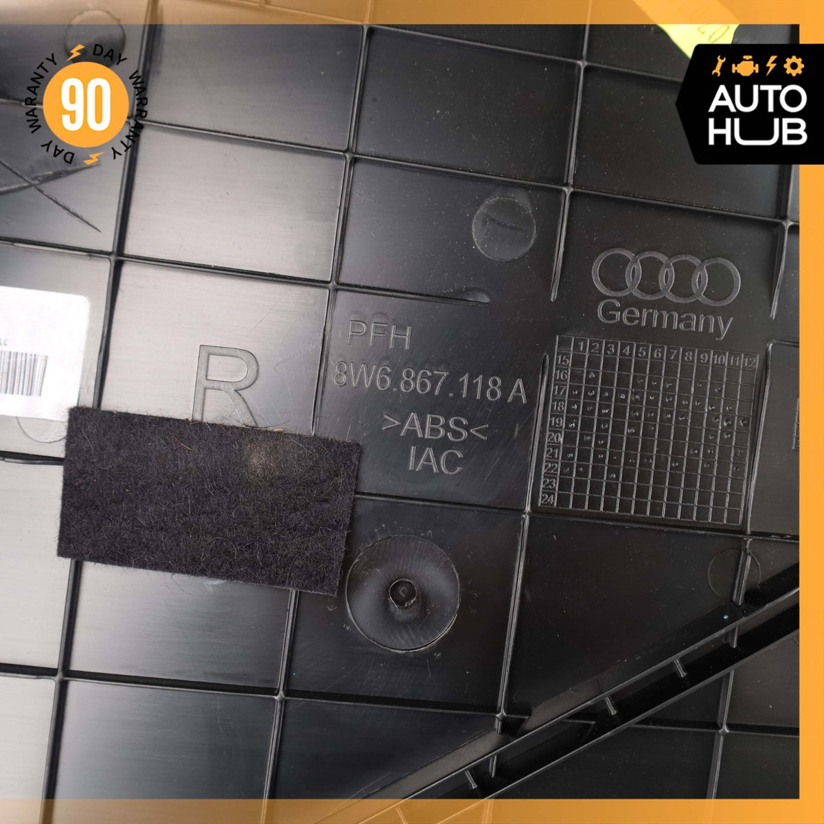 18-24 Audi B9 S5 A5 RS5 Front Right Side Interior Door Panel Suede OEM 24k - photo 17