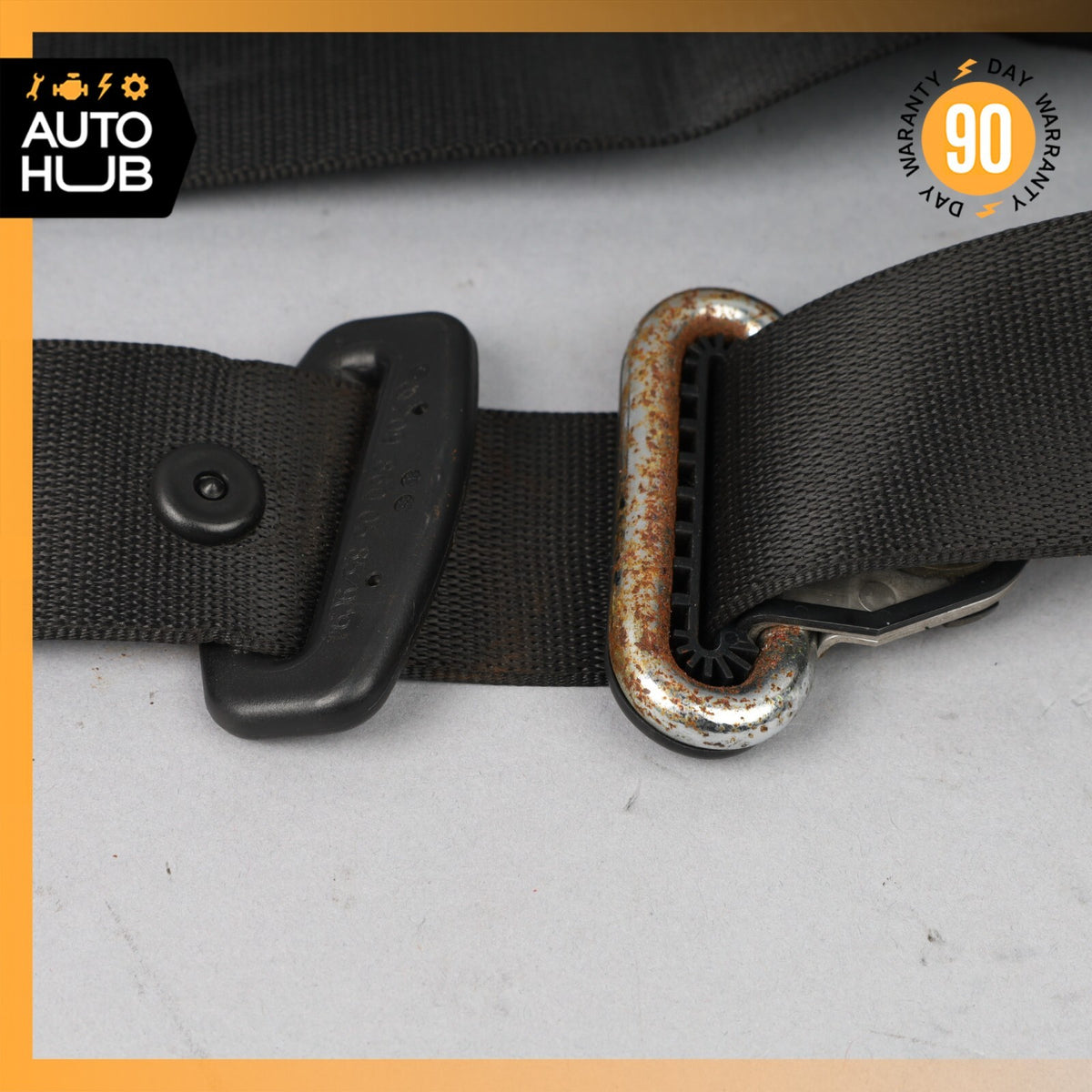 03-09 Mercedes W209 CLK500 CLK350 Rear Left or Right Side Seat Belt Black OEM - photo 10