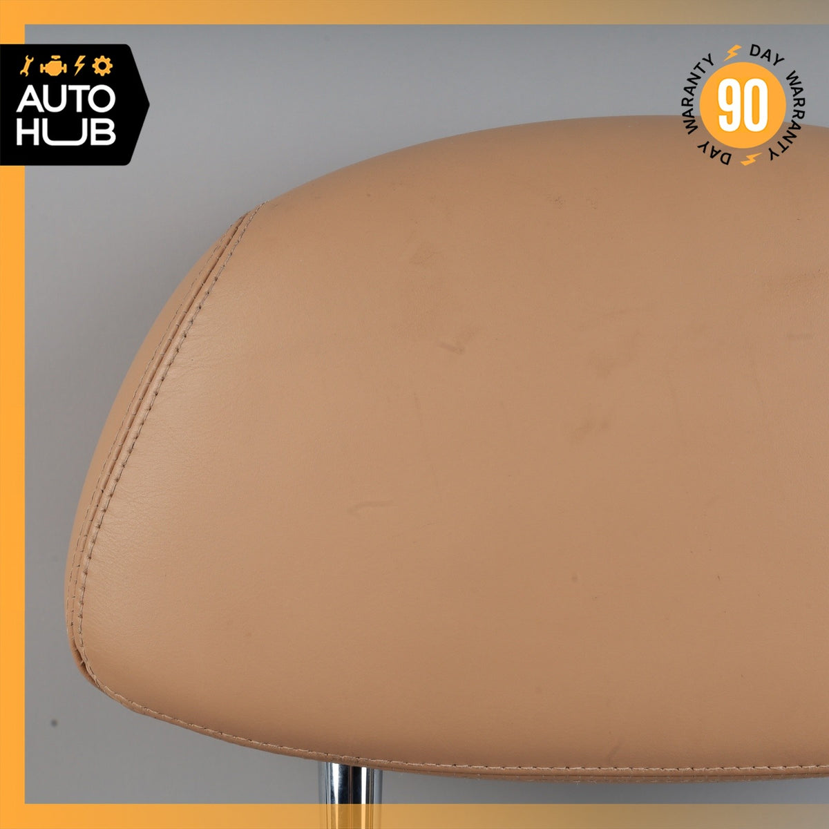 Bentley Arnage Front or Rear Seat Headrest Head Rest Brown OEM 50k - photo 3