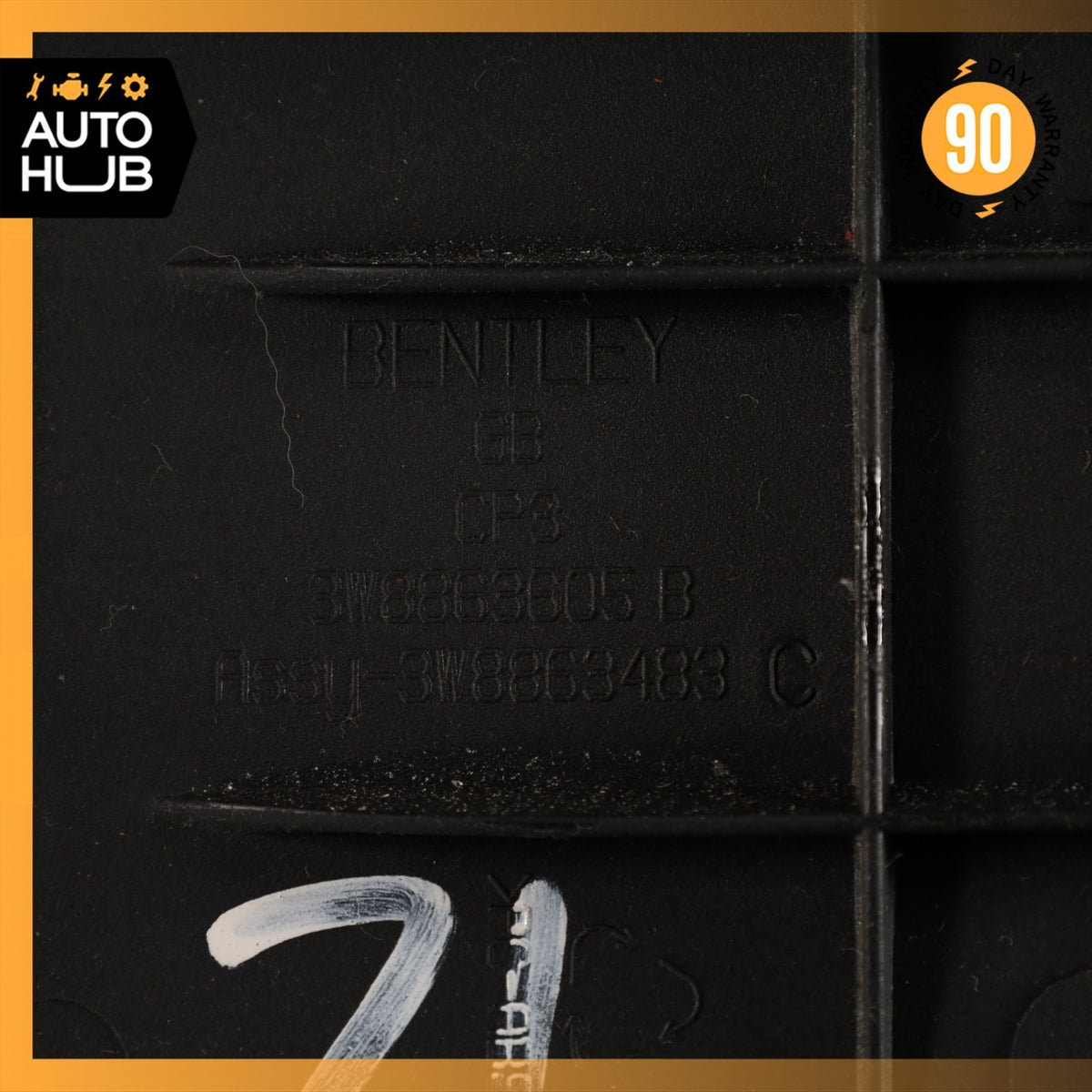 03-11 Bentley Continental GTC Speed GT Front Left Kick Panel Trim Cover OEM - photo 17