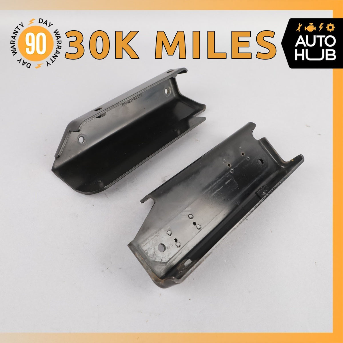 00-02 Bentley Arnage 6.8L V8 A/C Radiator Condenser Support Bracket Set OEM - photo 1