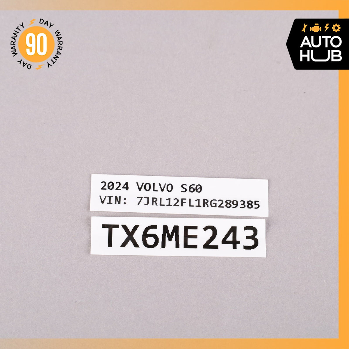 19-25 Volvo S60 Seat Occupancy Mat Sensor SRS OEM 60k - photo 10