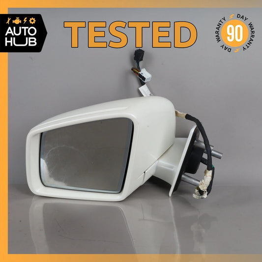 11-12 Mercedes W164 ML550 Left Side Rear View Door Mirror Diamond White OEM - photo 1