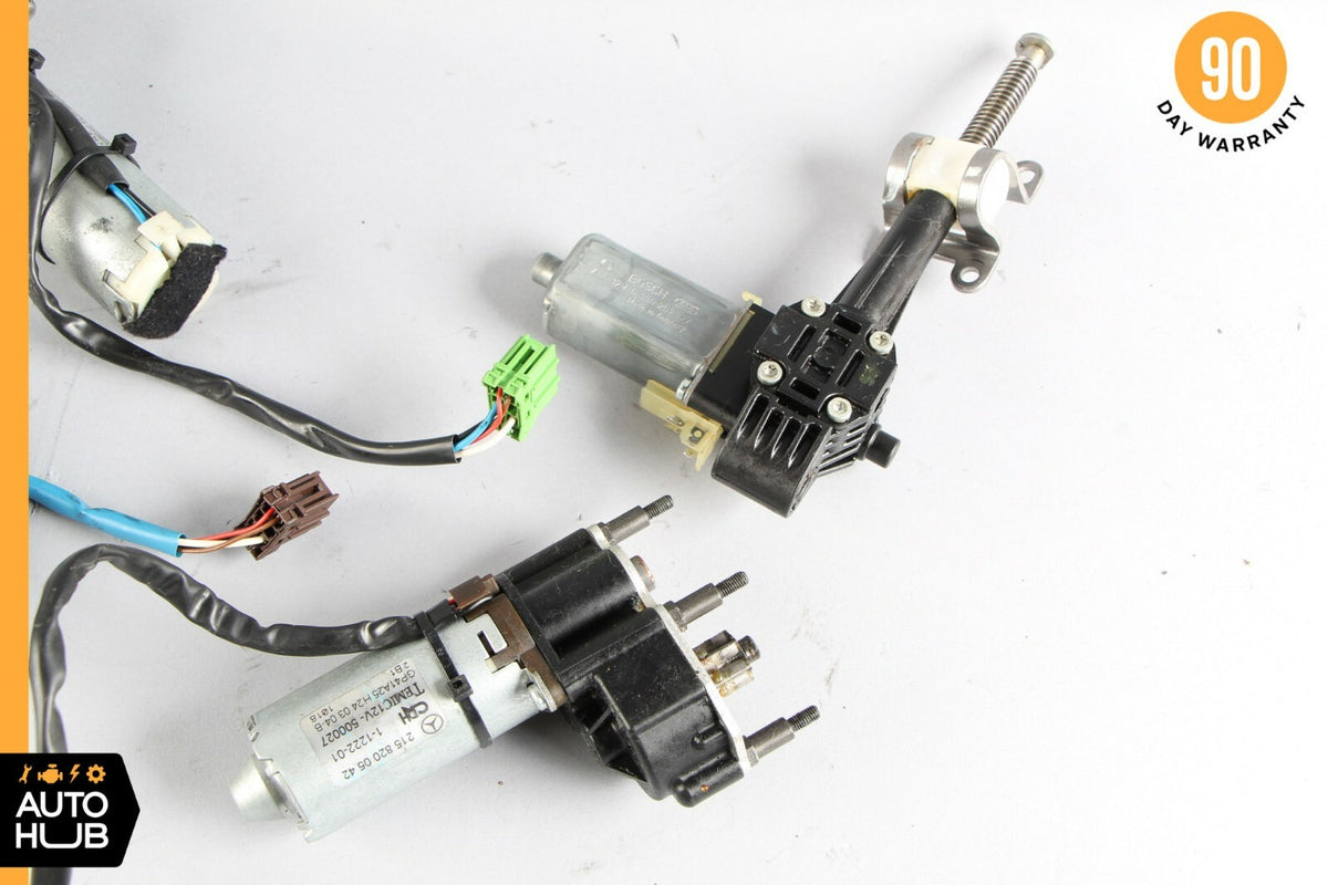 03-12 Mercedes R230 SL500 SL550 SL600 Front Right Seat Adjust Motor Set OEM - photo 11