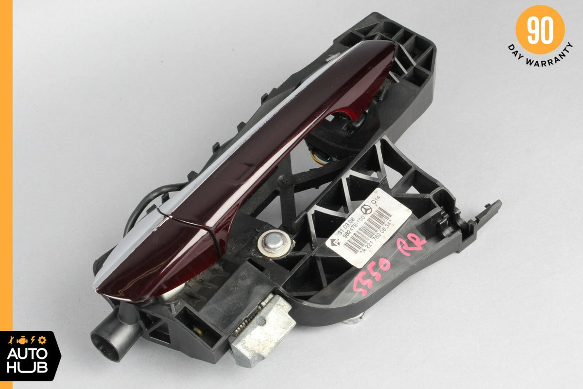 07-13 Mercedes W221 S550 S400 Rear Right Exterior Door Handle  Keyless Go OEM - photo 1
