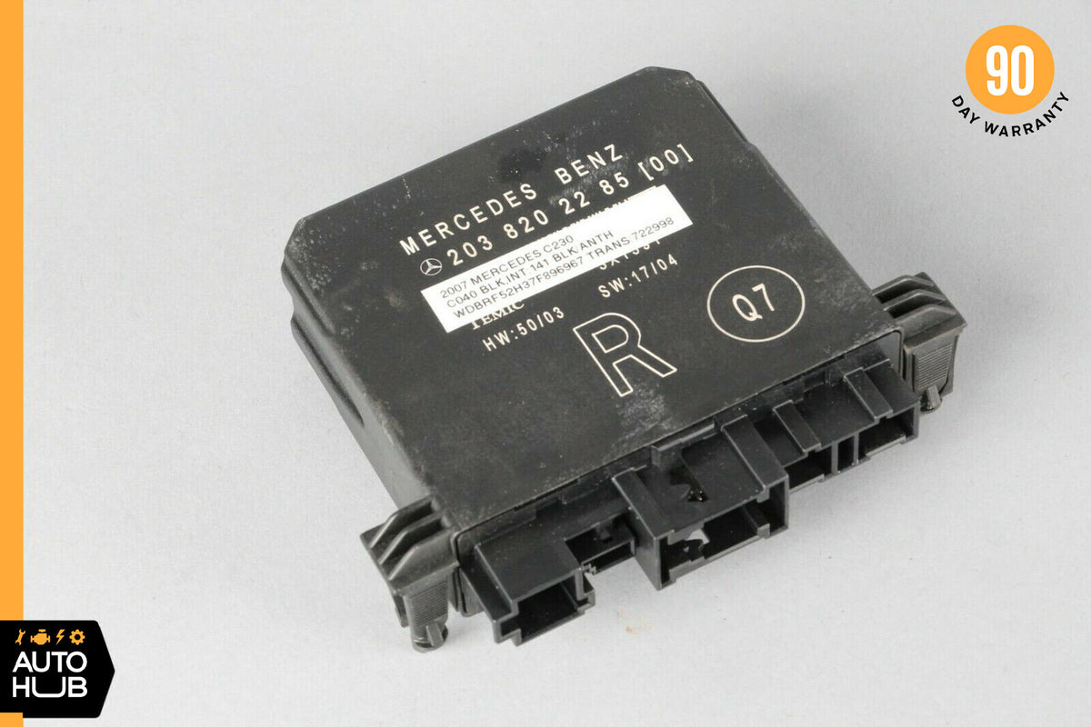 01-07 Mercedes W203 C230 C240 C320 Rear Right Door Control Module 2038202285 OEM - photo 1