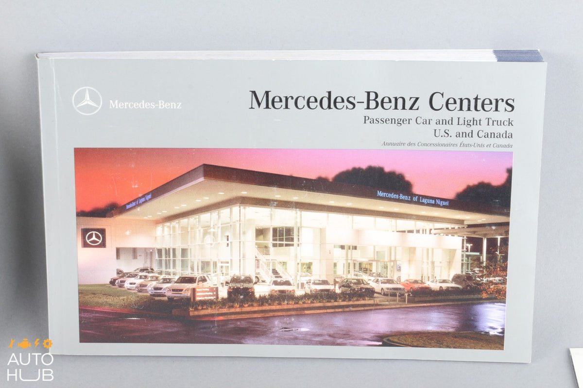 2002 Mercedes-Benz W211 E320 Owner's Operator's Manual Book Assembly OEM - photo 3