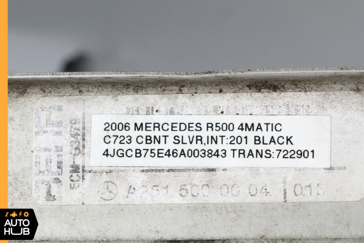 06-10 Mercedes W251 R500 GL350 Cooling Radiator AC A/C Condensor 2515000004 OEM - photo 12