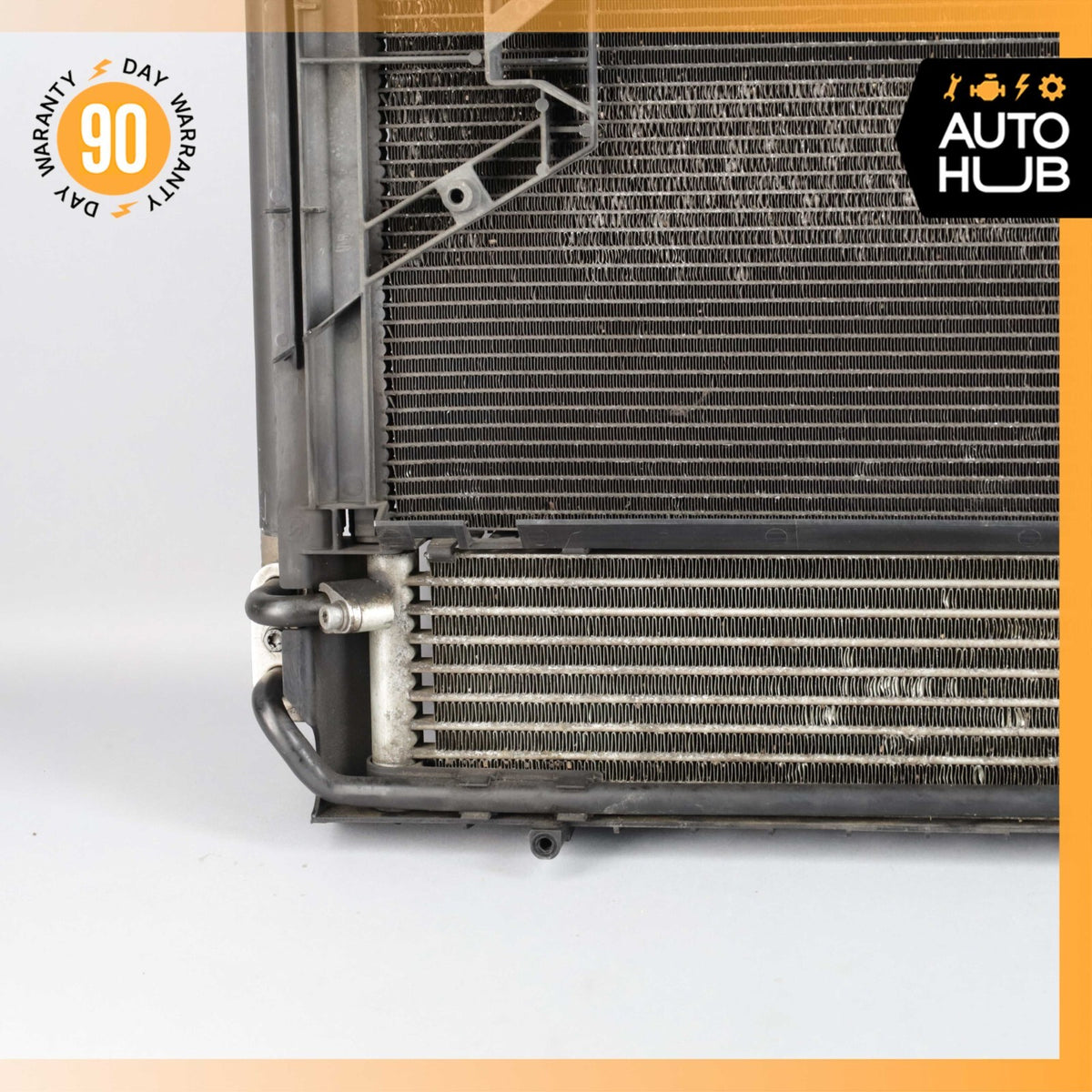 Porsche Cayenne 958 Turbo S AC A/C Condenser Transmission Cooler Radiator OEM - photo 16