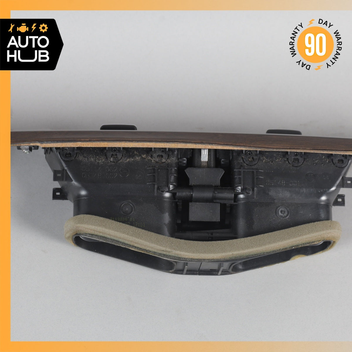 08-10 BMW E60 550i Dashboard Center Cover Panel Trim Molding w/ AC Vent OEM - photo 17