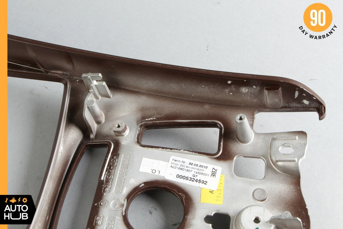 10-13 Mercedes W221 S400 S550 Center Console Multi Function Switch Trim Bezel - photo 8
