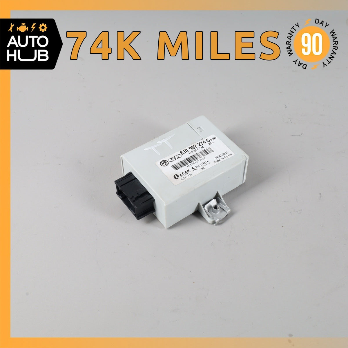 Audi 8J TT TPMS Tire Pressure Monitor Sensor Module 8J0907274C OEM - photo 1