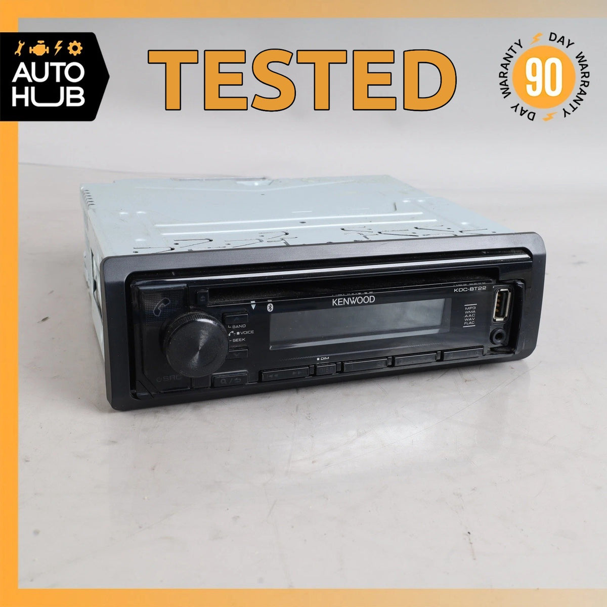 Kenwood KDC-BT22 Bluetooth CD Player MP3 AM FM USB Aux - photo 1