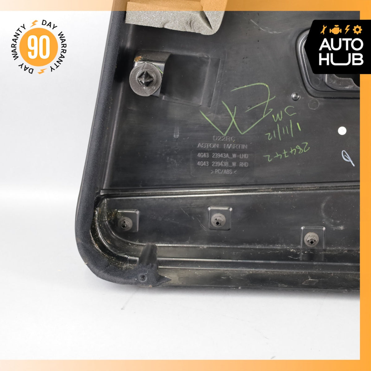 Aston Martin V8 Vantage Interior Door Panel Front Left Side Black OEM 26k - photo 22