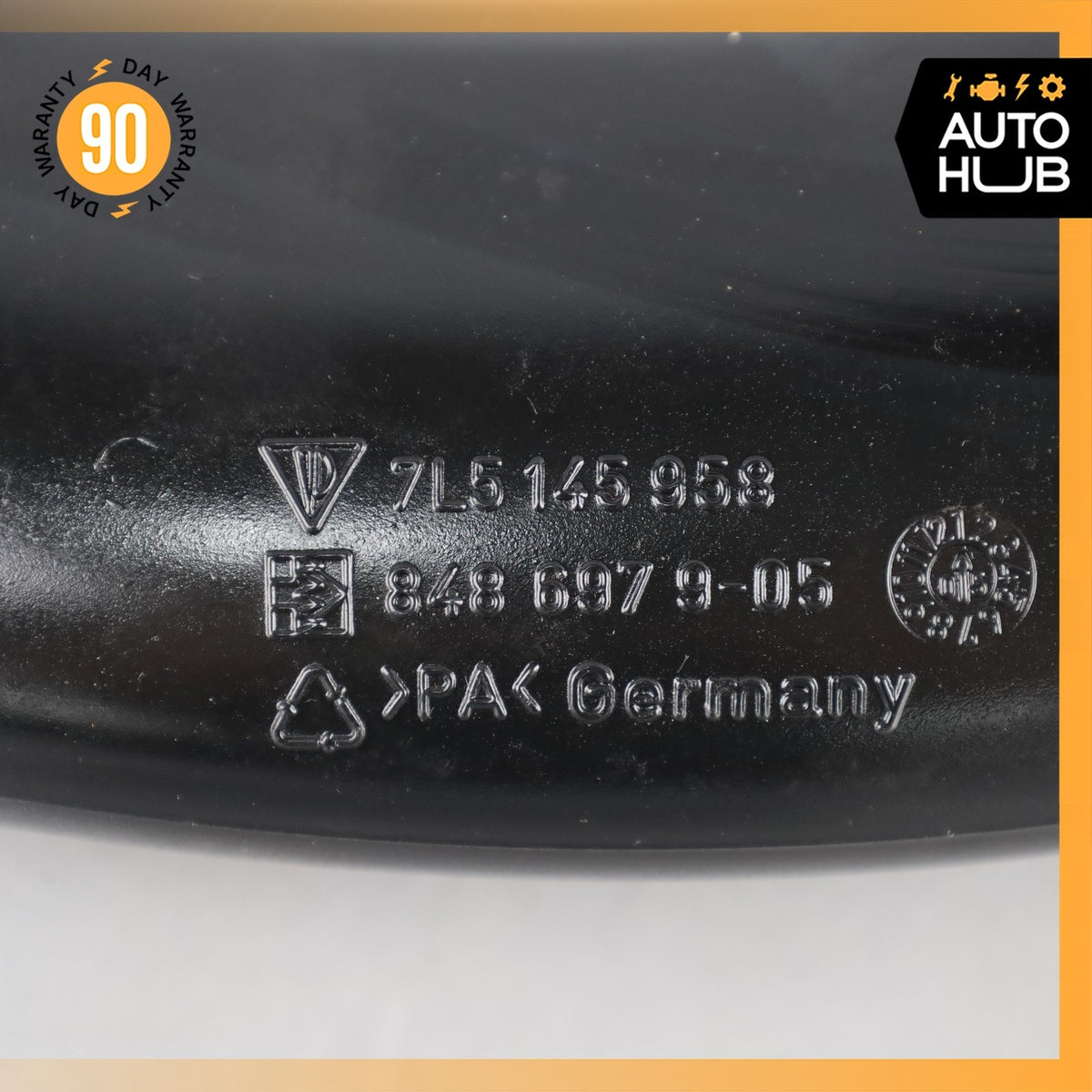 03-06 Porsche Cayenne 955 Turbo Right Passenger Side Intercooler Hose Pipe OEM - photo 5