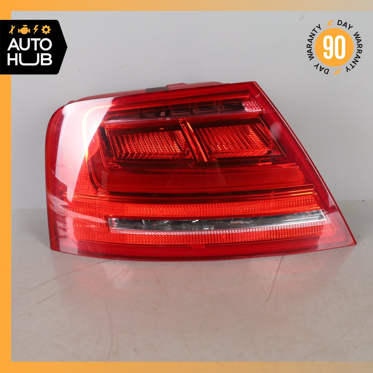 11-14 Audi D4 A8 Rear Left Driver Side LED Outer Tail Light Assembly OEM - photo 3