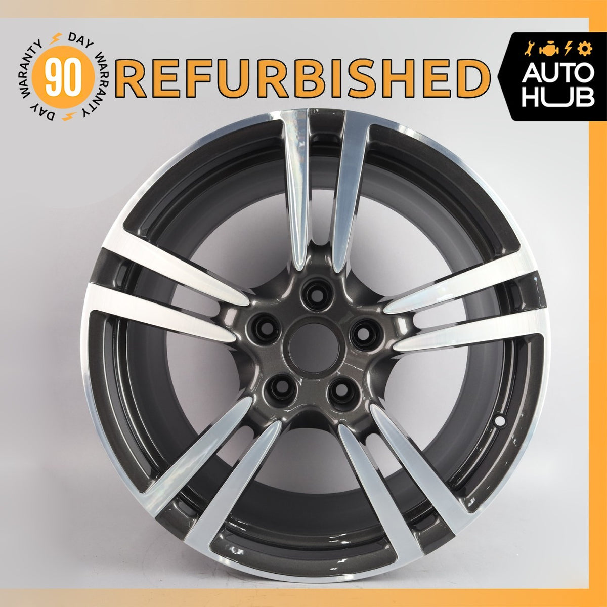 10-16 Porsche Panamera 970 Turbo 11 X 20 20" Rear Wheel Rim 97036219201 OEM - photo 1