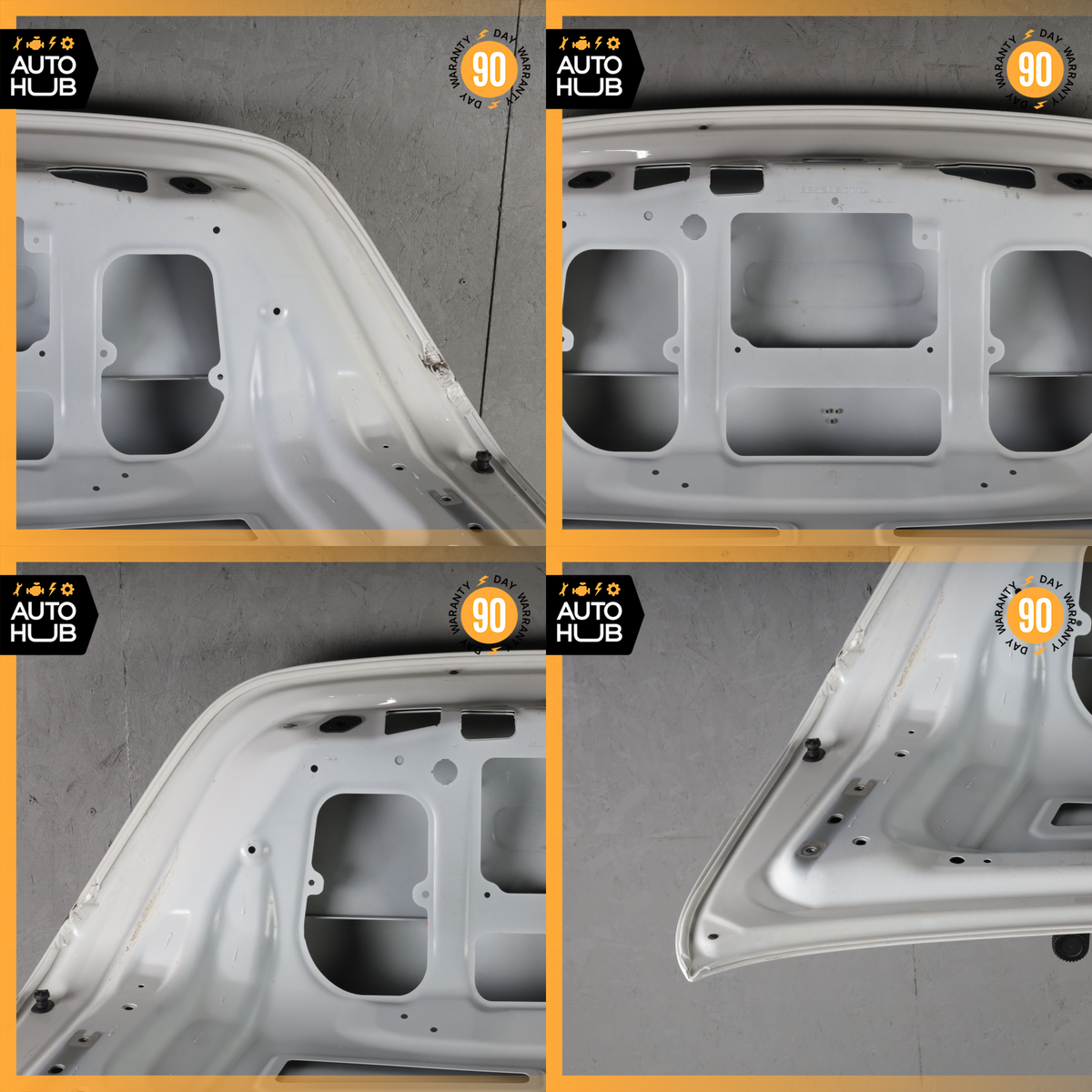 17-20 Mercedes W213 E300 E450 Trunk Lid Panel Assembly White OEM 89k - photo 18