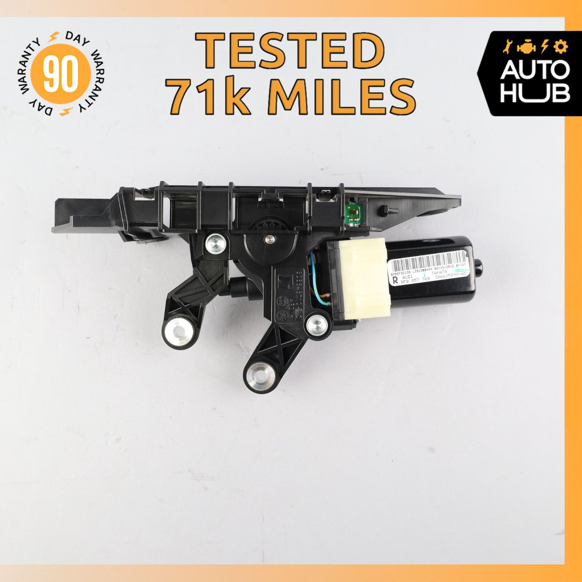 Bentley Continental GTC Front Right Seat Belt Feeder Motor OEM 71k - photo 1