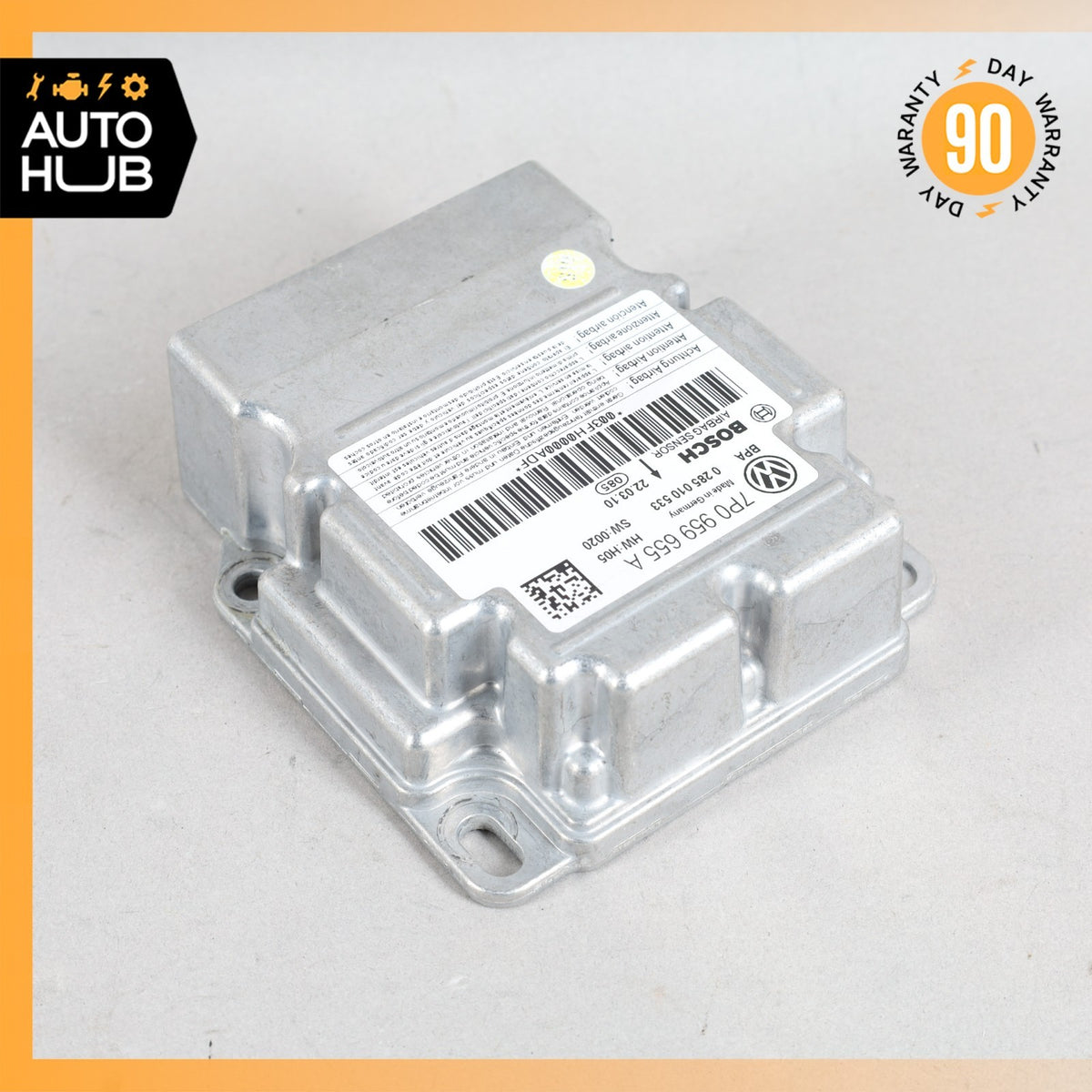11-14 Porsche Cayenne 958 Airbag Air Bag Sensor SRS Control Module OEM - photo 2