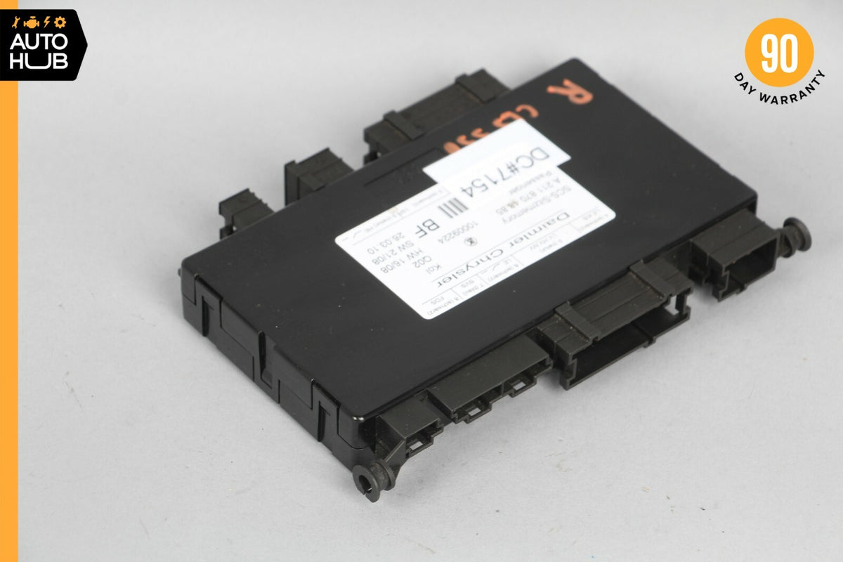 03-12 Mercedes W219 CLS550 E550 GL550 Seat Control Module Front Right 2118704885 - photo 3