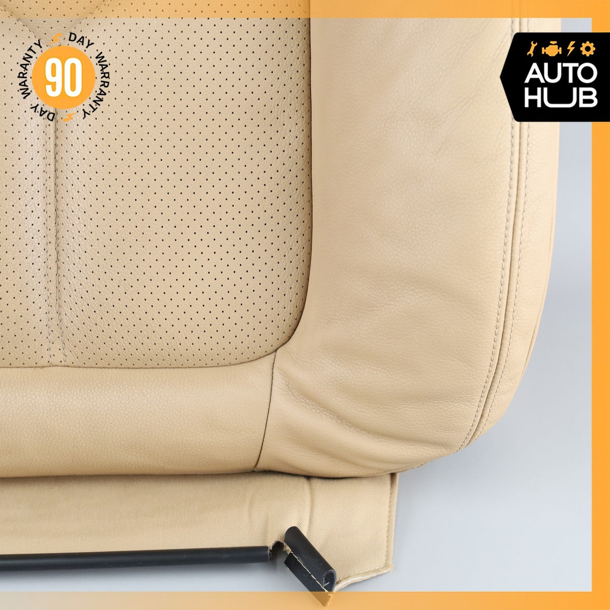 11-18 Porsche Cayenne 958 Front Right Side Seat Upper Cushion Beige OEM - photo 7