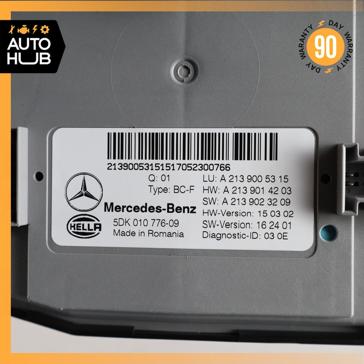 17-18 Mercedes W238 E400 E300 E63 Front Body Control Module BCM 2139005315 OEM - photo 10
