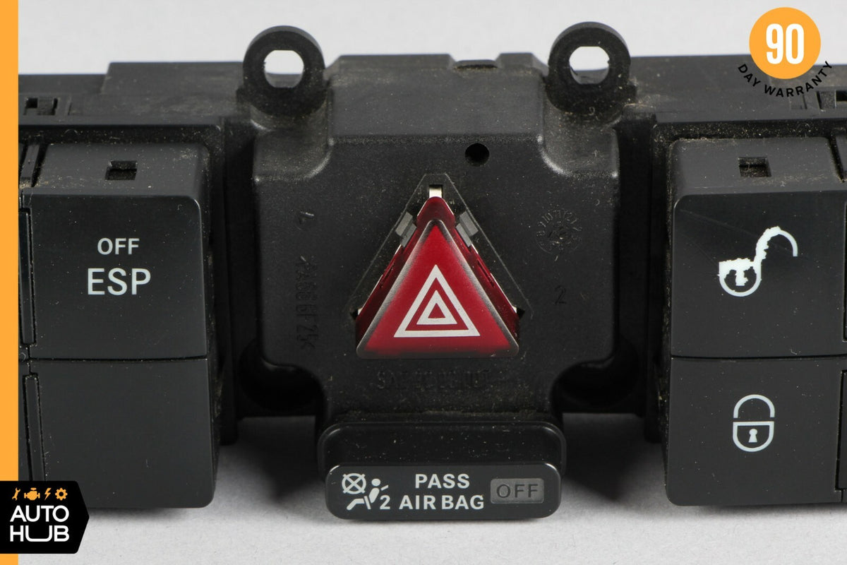 05-07 Mercedes W203 C230 C320 Dash Hazard Door Lock ESP Control Switch OEM - photo 3