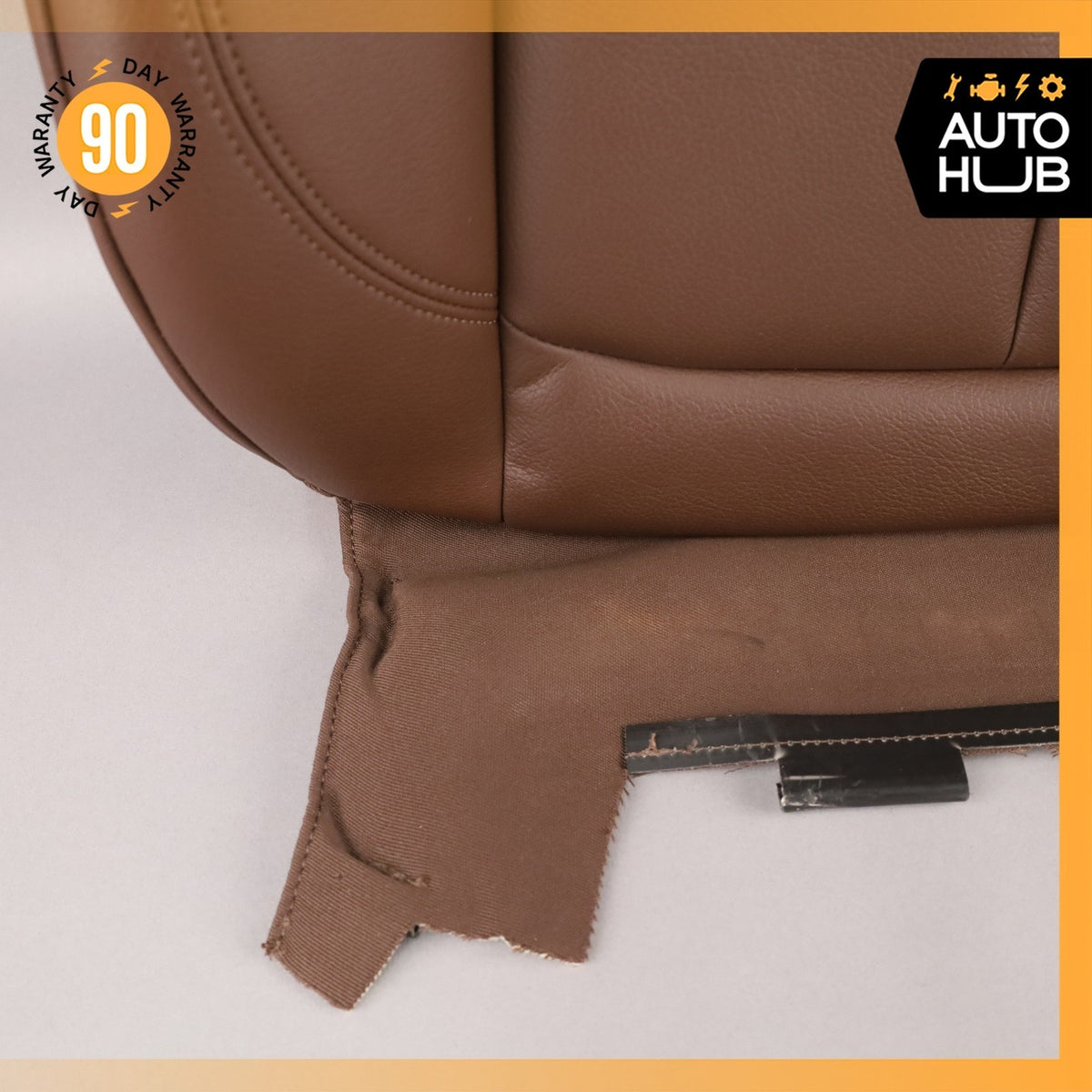 15-20 Audi 8V A3 E-Tron S3 Front Left Side Top Upper Seat Cushion Brown OEM - photo 8