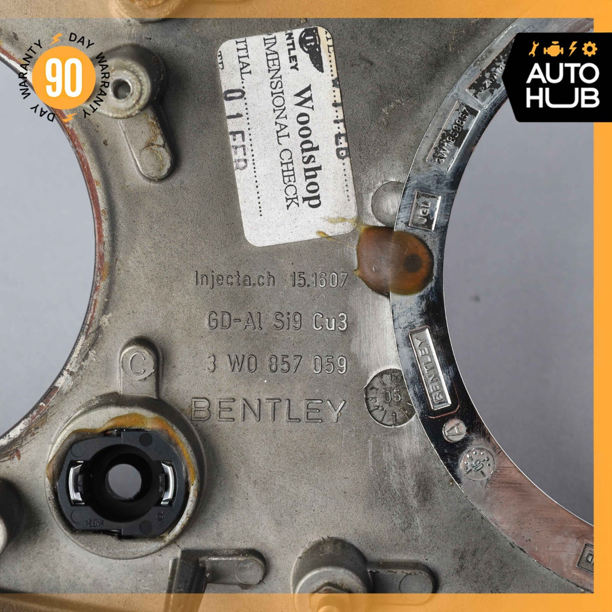 03-13 Bentley Continental Flying Spur Dash Panel Speedometer Bezel Trim OEM 67k - photo 10