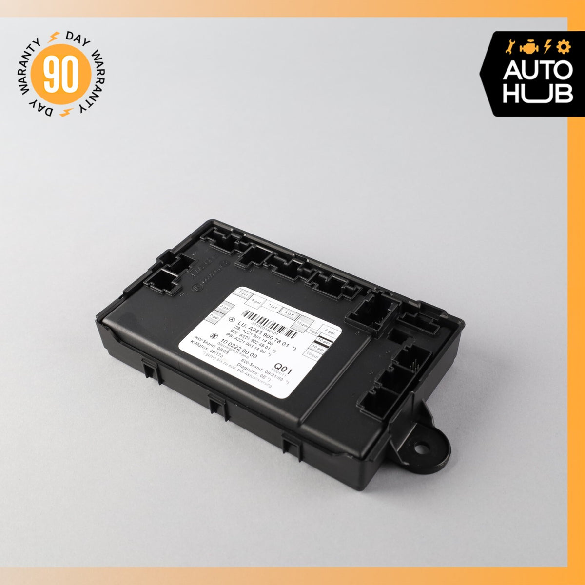 07-13 Mercedes W221 S63 S400 Rear Right or Left Side Door Control Module OEM - photo 1