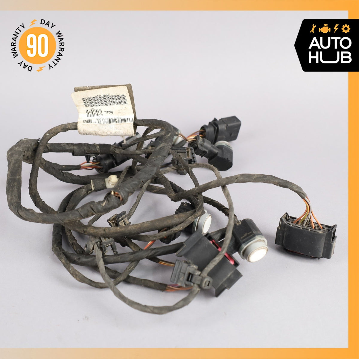11-14 Audi D4 A8L Rear Bumper Wire Harness w/ PDC Parking Sensors OEM - photo 6
