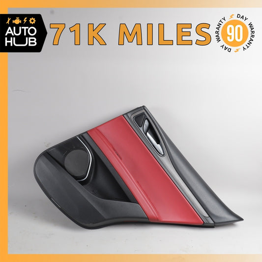 17-22 Alfa Romeo 949 Stelvio Rear Right Side Interior Door Panel Red OEM - photo 1