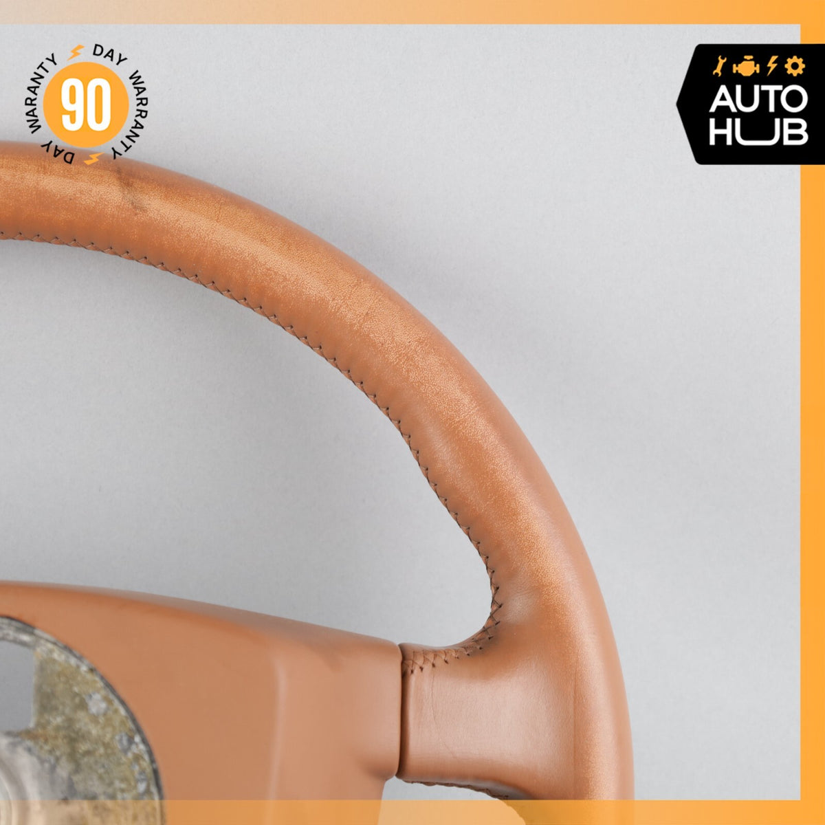 03-10 Bentley Continental Flying Spur GT GTC Driver Steering Wheel Brown OEM 58k - photo 10