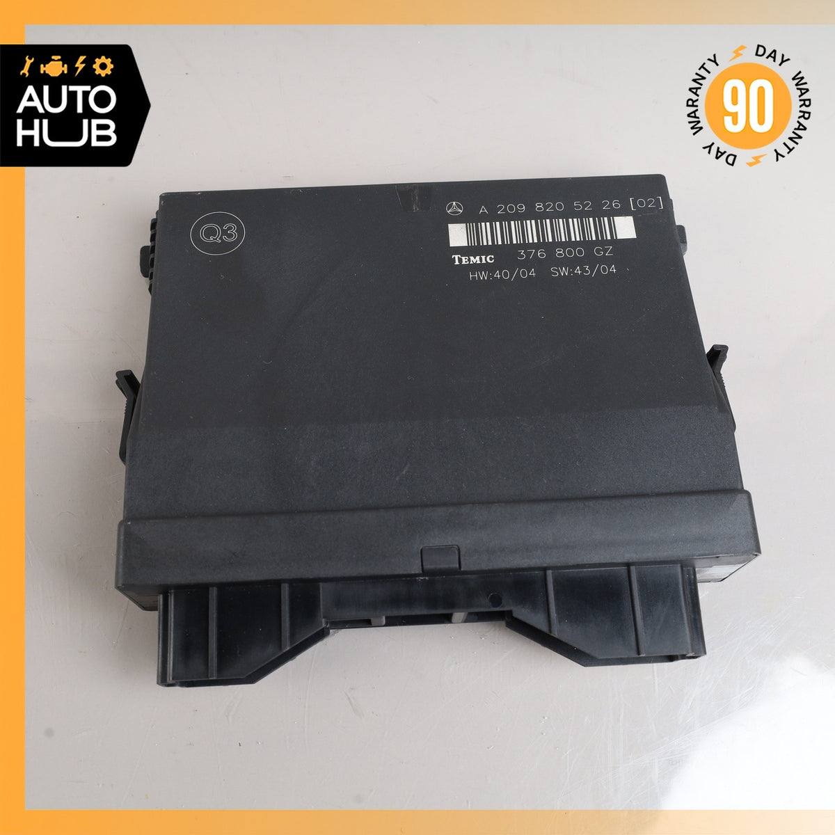 03-09 Mercedes W209 CLK350 CLK500 CLK55 Rear Temic Control Module 2098205226 OEM - photo 3