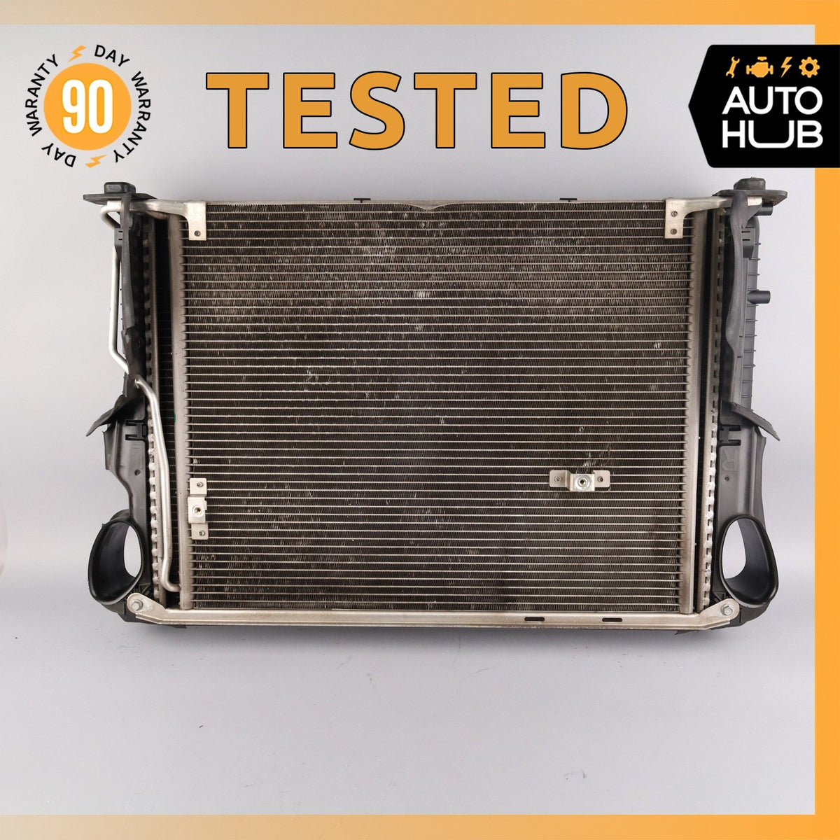 00-06 Mercedes W215 CL500 S430 Engine Cooling Radiator AC Air A/C Condenser OEM - photo 1