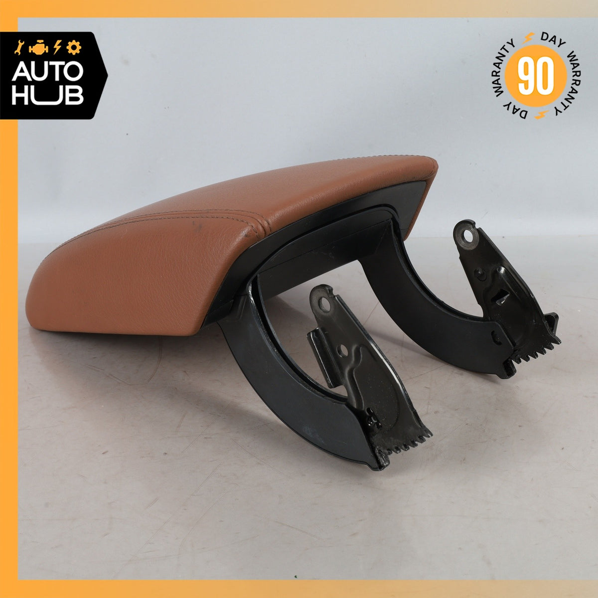 09-17 Audi 8R Q5 Front Center Console Armrest Arm Rest Brown OEM - photo 5