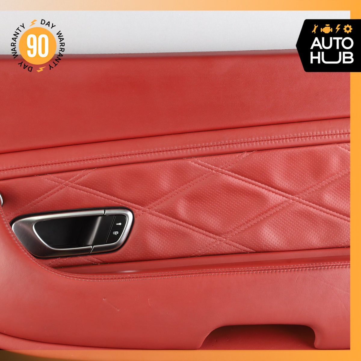 03-10 Bentley Continental GT Right Side Interior Door Panel Red OEM 73k - photo 5